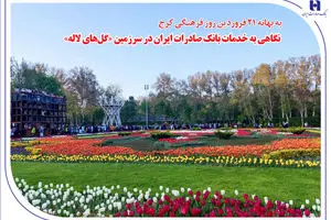 نگاهی به خدمات بانک صادرات ایران در سرزمین «گل‌های لاله‌»