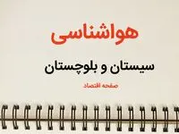 پیش بینی هواشناسی زاهدان فردا | پیش بینی آب و هوا سیستان و بلوچستان فردا یکشنبه ۲۱ بهمن ماه ۱۴۰۳ | هواشناسی سیستان و بلوچستان