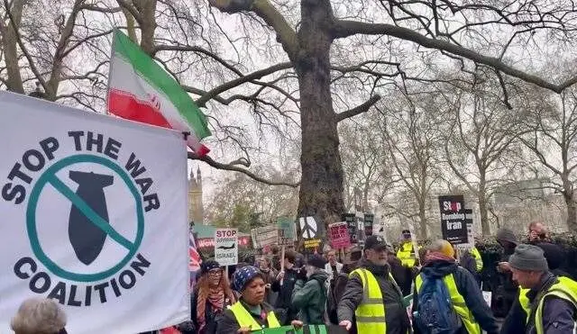 حمایت مردم لندن از ایران با راهپیمایی ۵۰۰۰ نفری 