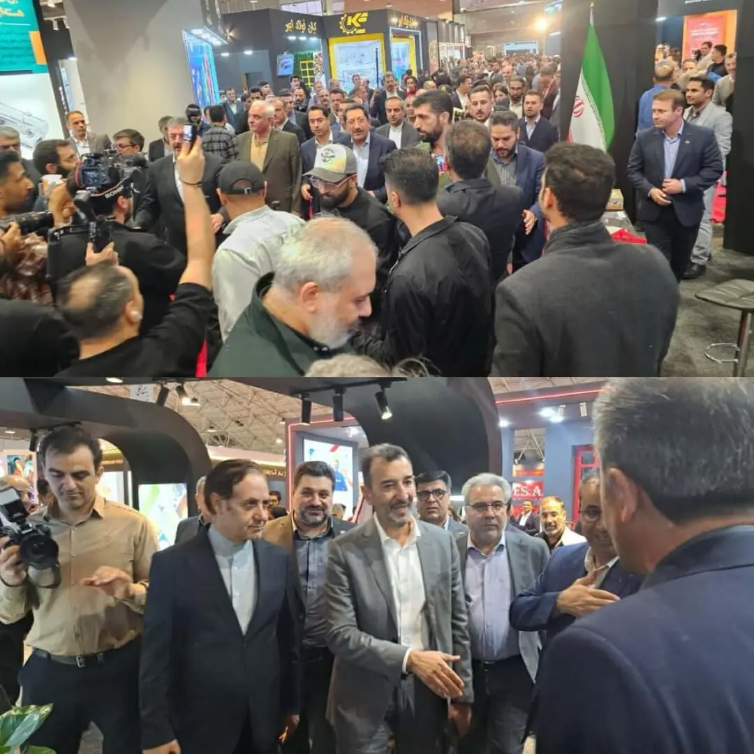 بازدید وزیر صمت و ریاست هیات عامل ایمیدرو از نمایشگاه متافو