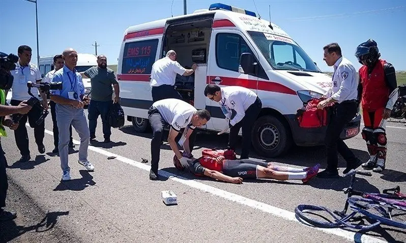 پایان تلخ تور ایران–آذربایجان با مرگ دوچرخه‌سوار ترکیه‌ای + جزئیات