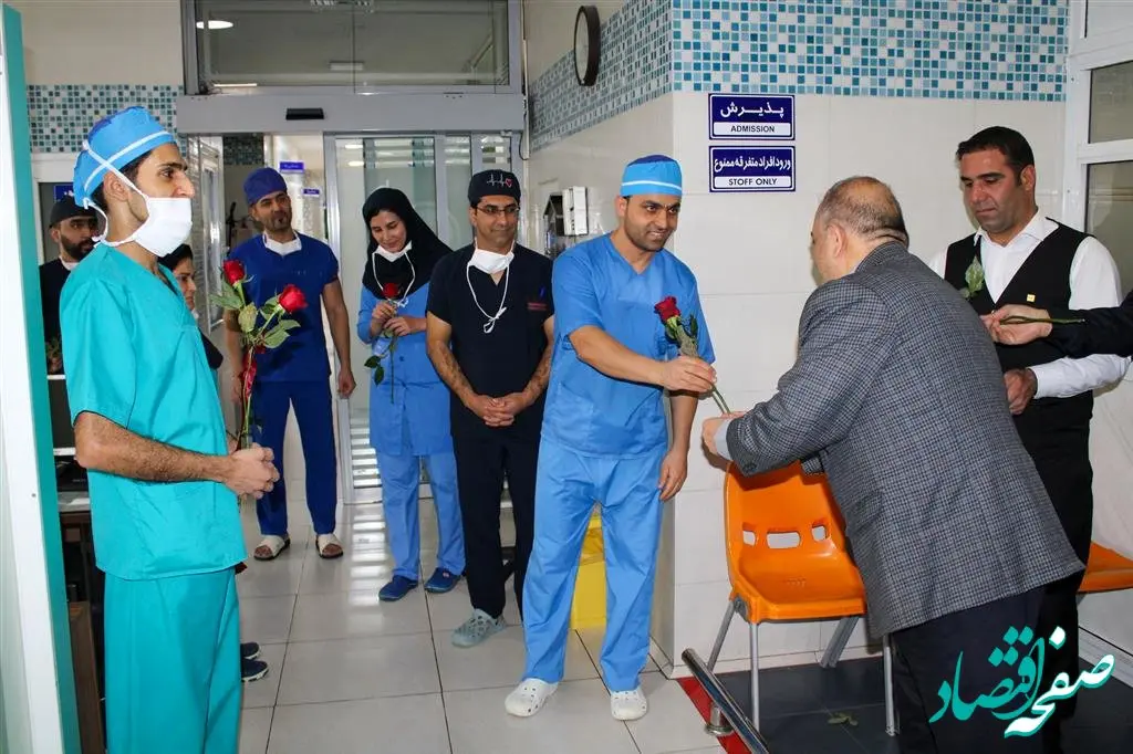 قدردانی مدیرعامل ذوب آهن اصفهان از پرستاران بیمارستان شهید مطهری