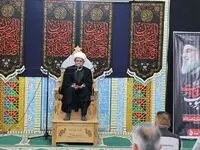مراسم عزاداری شهادت سید مقاومت در آریاساسول برگزار شد