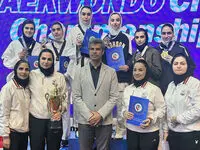 تیم تکواندو بیمه تجارت‌نو نایب قهرمان جام باشگاه‌های آسیا