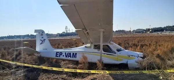 اطلاعیه روابط عمومی منطقه ویژه اقتصادی و فرودگاه بین المللی پیام در خصوص رخداد خروج یک فروند هواپیمای تکنام آموزشی