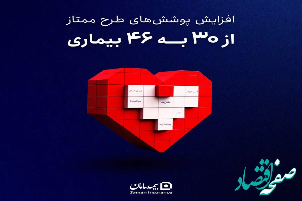 گسترش پوشش بیمه‌ای طرح ”ممتاز“ سامان به ۴۶ بیماری خاص
