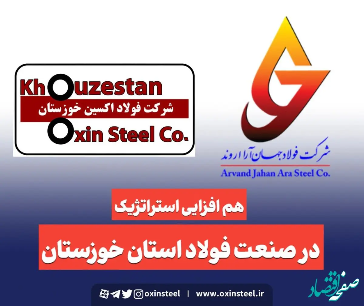 نشست مدیران فولاد اکسین و جهان آرا با محوریت توسعه پایدار و تأمین مواد اولیه