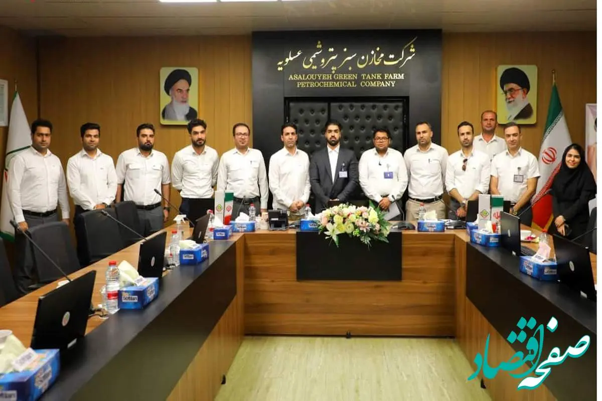 دیدار سرپرست شرکت مخازن سبز پتروشیمى عسلویه با کارکنان و مدیران در اولین روز کاری در سایت عسلویه