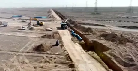 ویدئو: پیشرفت ۸۲ درصدی پروژه خط انتقال آب خلیج فارس به شهرستان اردکان به همت شرکت معدنی و صنعتی چادرملو