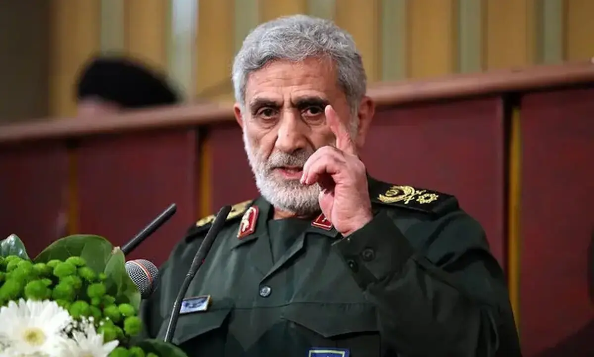 پیام آتشین سردار قاآنی خطاب به نتانیاهو