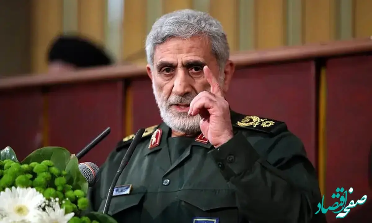 پیام آتشین سردار قاآنی خطاب به نتانیاهو