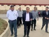 بازدید سرزده وزیر اقتصاد و دارائی از سایت شرکت صنایع پتروشیمی گلستان