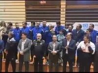مراسم اهدای جوایز به تیم نایب قهرمان: بیمه کوثر