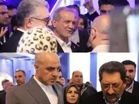 بازدید رییس جمهور و وزیر صمت از غرفه منطقه آزاد اروند