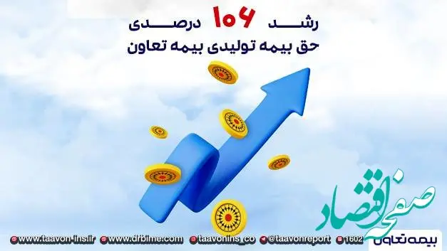 رشد ۱۰۶ درصدی بیمه تعاون در شش ماه