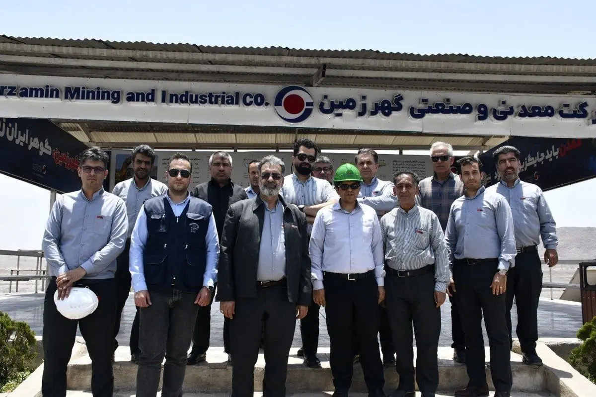 بازدید مدیر توسعه و بهره برداری معادن ایمیدرو از معادن و کارخانجات منطقه گل گهر