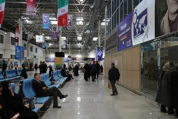 عزیمت 600 زائر حسینی از فرودگاه بینالمللی پیام به نجف اشرف