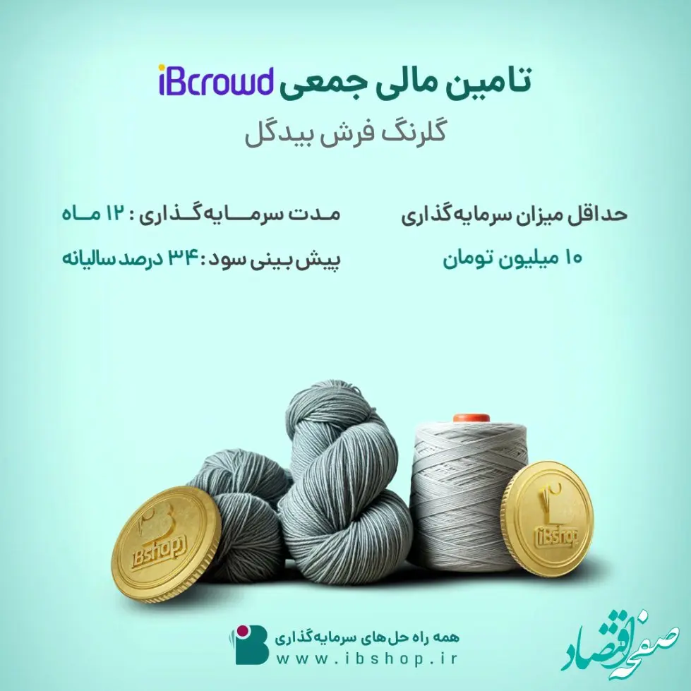 آغاز پویش تامین مالی جمعی شرکت«گلرنگ فرش بیدگل»