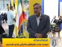 درصدد جذب بازارهای صادراتی جدید هستیم