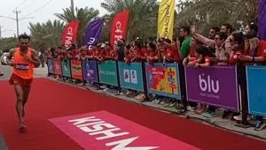 حضور رسمی و بی حجاب دختران و زنان در ماراتن کیش + ویدئو