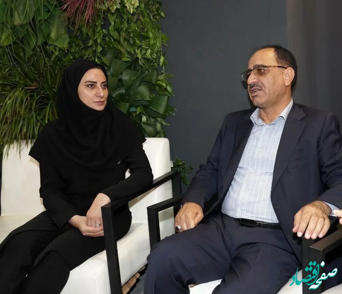 حضور فرهاد طهماسبی، نائب رئیس دوم کمیسیون صنایع و معادن مجلس شورای اسلامی در غرفه ایمیدرو