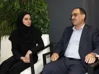 حضور فرهاد طهماسبی، نائب رئیس دوم کمیسیون صنایع و معادن مجلس شورای اسلامی در غرفه ایمیدرو