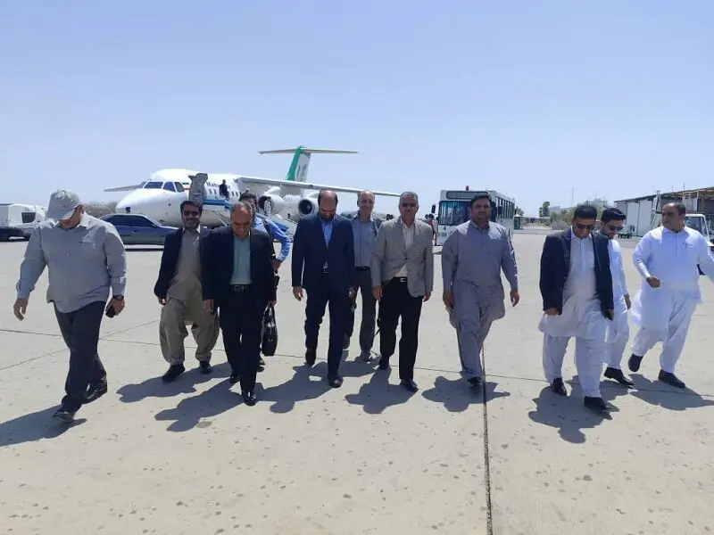 معاون هماهنگی برنامه، بودجه و نظارت سازمان برنامه و بودجه کشور وارد چابهار شد