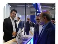 حضور دکتر علی عسکری در غرفه گروه صنایع پتروشیمی خلیج فارس
