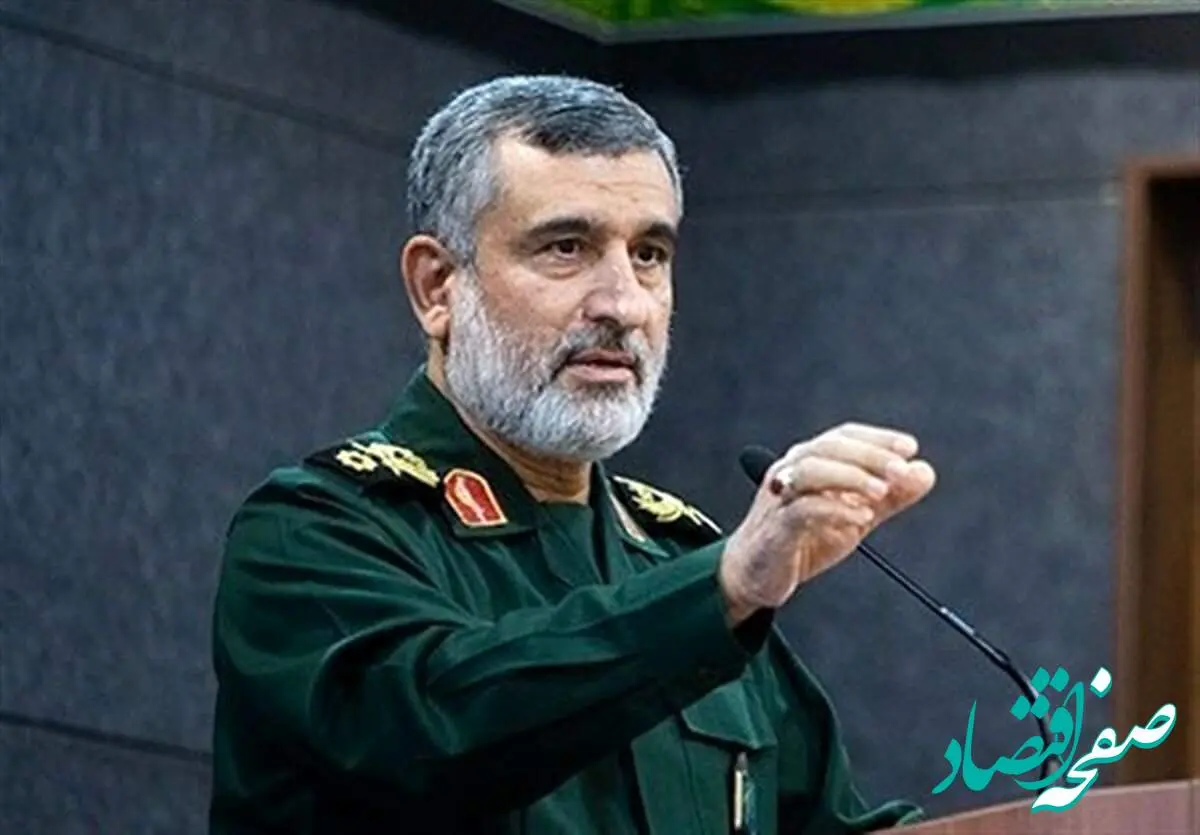 تصویر خیلی خاص از سردار حاجی زاده در مراسم تشییع پیکر شهید اسماعیل هنیه