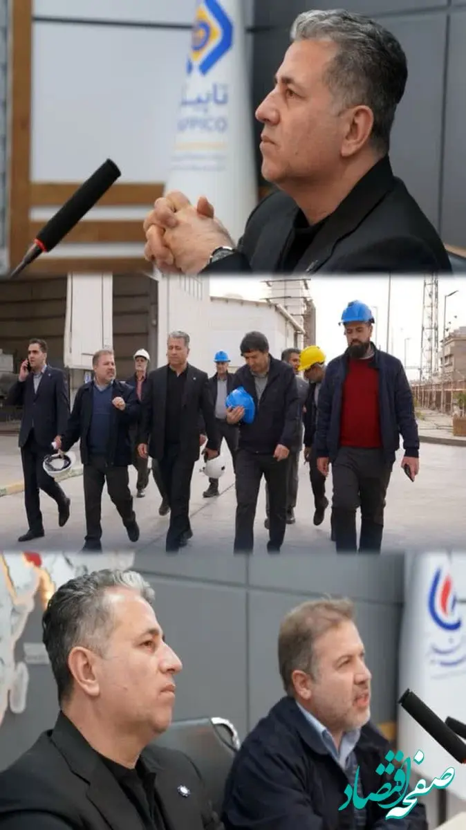 بازدید دکتر پهلوانی مدیرعامل تاپیکو از پتروشیمی غدیر