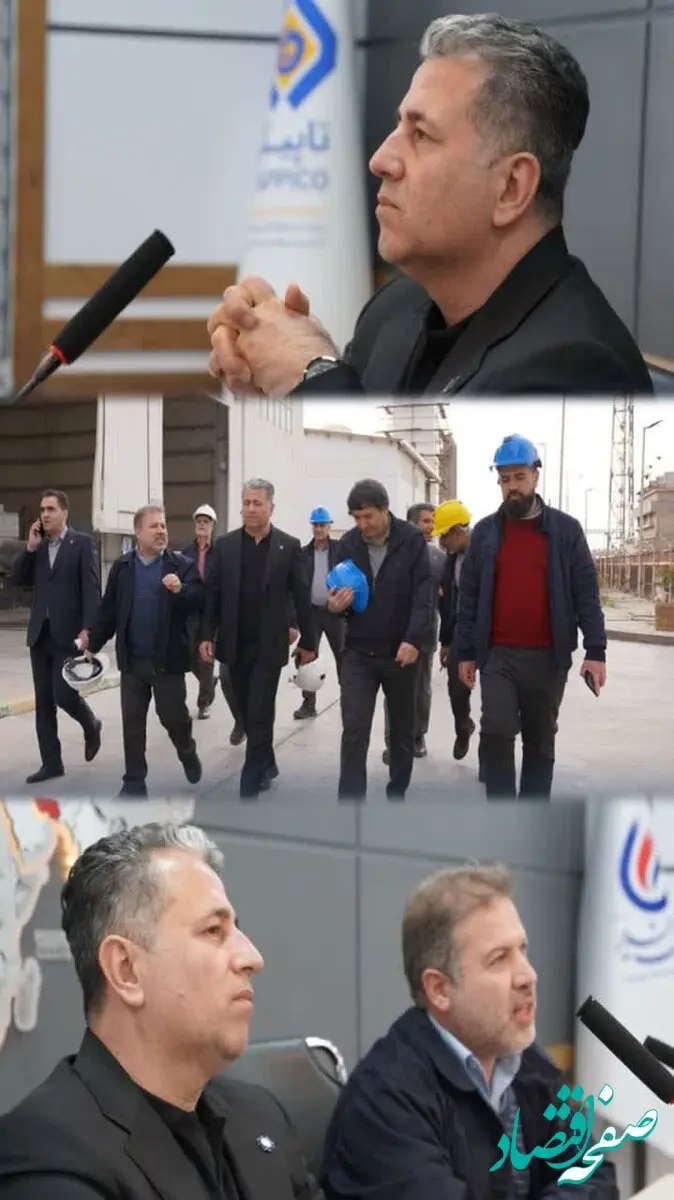 بازدید دکتر پهلوانی مدیرعامل تاپیکو از پتروشیمی غدیر