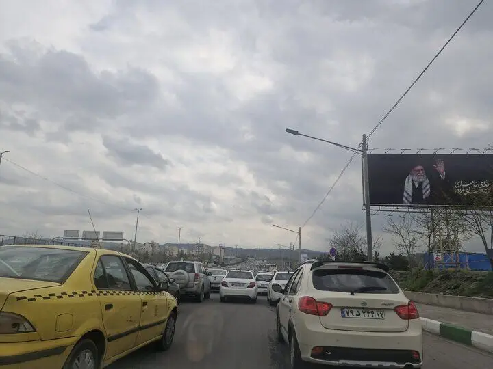 اخرین وضعیت ترافیک در همه معابر منتهی به تفرجگاه های مشهد