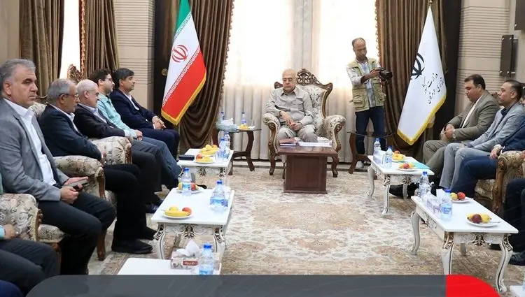 دیدار مدیرعامل گروه فولاد مبارکه با استاندار هرمزگان