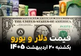 قیمت دلار آمریکا امروز یکشنبه ۲۰ اردیبهشت ماه ۱۴۰۵ و قیمت انواع ارز + جدول