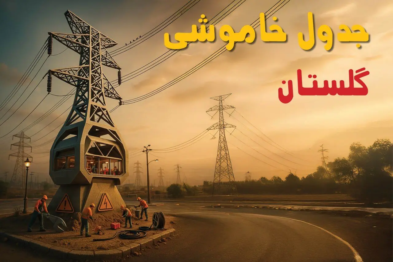 جدول خاموشی برق گرگان فردا دوشنبه ۱۲ خرداد ۱۴۰۴ + ساعت قطع برق استان گلستان دوشنبه ۱۲ خرداد