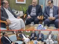 دکتر شهریار شهرکی، ،مدیرکل بیمه سلامت استان سیستان و بلوچستان درنشست مشترک با دکتر محمد سعید اربابی،  رئیس هیات مدیره و مدیرعامل سازمان منطقه آزاد چابهار با هدف تعامل و همکاری های سازنده در مسیر رضایت بیمه شدگان دیدار و بحث و تبادل نظر کردند