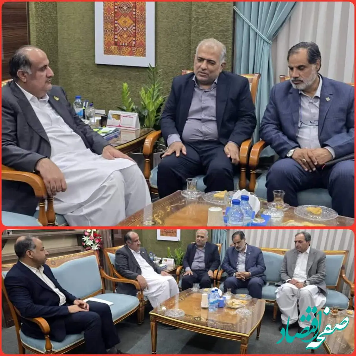 دکتر شهریار شهرکی، ،مدیرکل بیمه سلامت استان سیستان و بلوچستان درنشست مشترک با دکتر محمد سعید اربابی، رئیس هیات مدیره و مدیرعامل سازمان منطقه آزاد چابهار با هدف تعامل و همکاری های سازنده در مسیر رضایت بیمه شدگان دیدار و بحث و تبادل نظر کردند