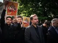 حضور مدیرعامل، مدیران و کارکنان شرکت عملیات غیرصنعتی پازارگاد در مراسم تشیع شهدای خدمت
