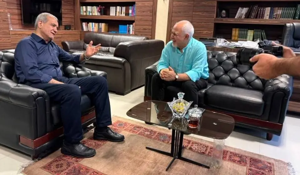 اولین حرکت عجیب ۲ کلمه ای ظریف به پیروزی پزشکیان در انتخابات ریاست جمهوری ۱۴۰۳