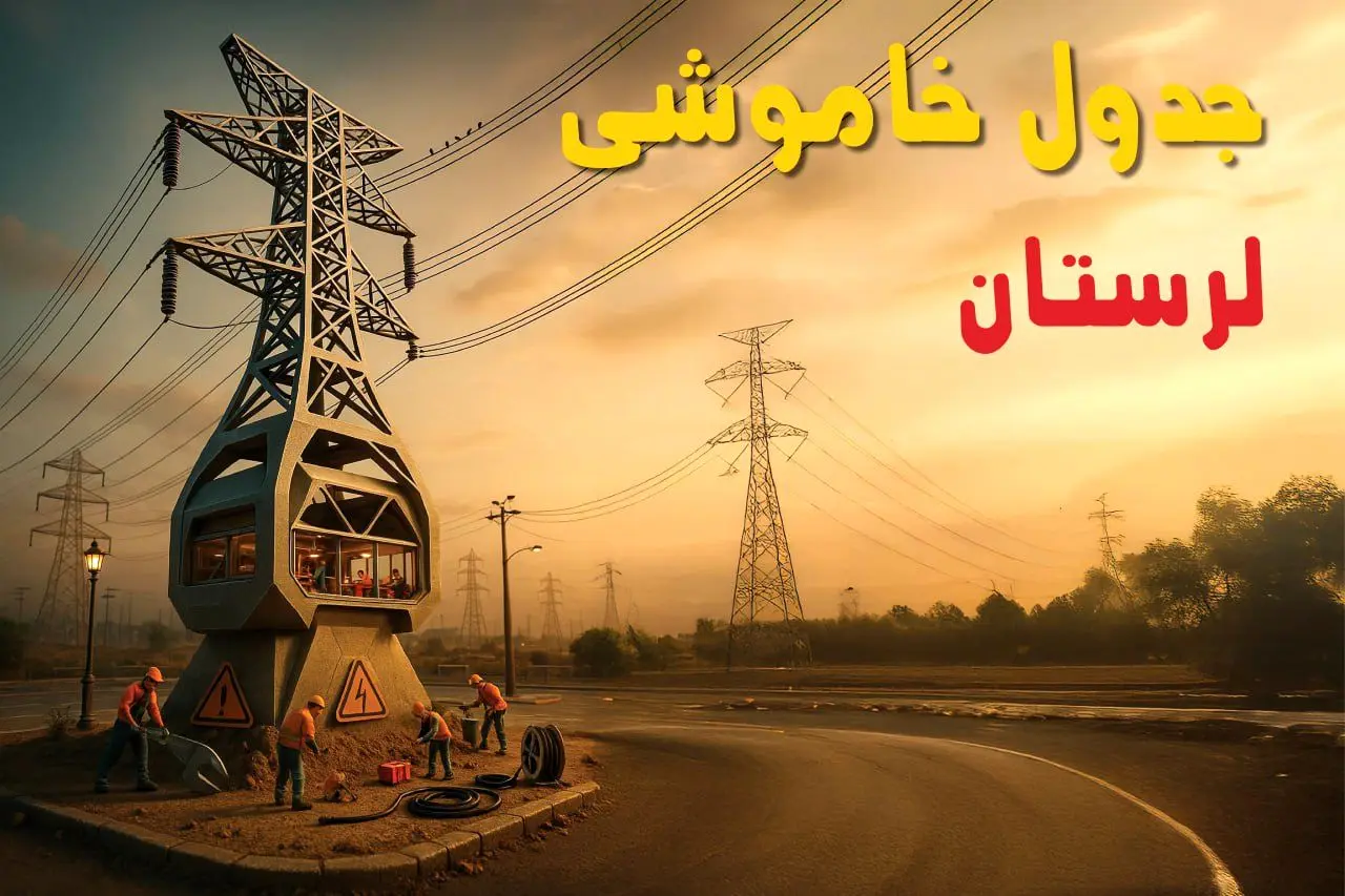جدول خاموشی برق خرم‌آباد فردا دوشنبه ۱۲ خرداد ۱۴۰۴ + ساعت قطع برق استان لرستان دوشنبه ۱۲ خرداد