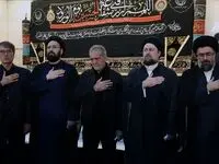 عکس هایی خاص از گریه های مسعود پزشکیان و سیدحسن خمینی در شب عاشورا ۱۴۰۳ / این دو نفر هم بودند