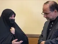 همسر شهید ابراهیم رئیسی به این مکان بازگشت +عکس