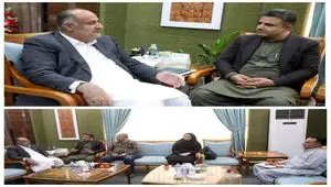 دیدار عبدالسلام بلوچ‌زاده مدیرکل فرهنگ و ارشاد اسلامی استان سیستان و بلوچستان با دکتر محمدسعید اربابی رئیس هیات مدیره و مدیرعامل سازمان منطقه آزاد چابهار