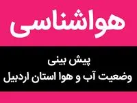 وضعیت آب و هوا اردبیل فردا دوشنبه ۲۰ آذر ماه ۱۴٠۲ | رانندگان هنگام عبور از جاده‌های اردبیل احتیاط کنند