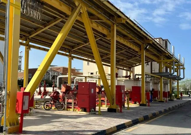 تست موفقیتآمیز عملکرد شبکه آب آتشنشانی در پتروشیمی مروارید