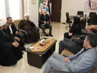 نشست معاون فرهنگی اجتماعی و گردشگری منطقه آزاد اروند با مدیرکل بهزیستی خوزستان