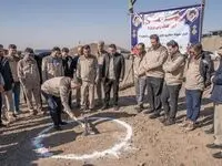 برگزاری آیین افتتاحیه و کلنگ زنی پروژه‌های عمرانی مجتمع با حضور مدیر مجتمع سنگ آهن سنگان