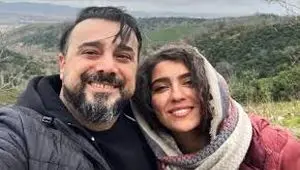 عکس بارداری مونا کرمی در کنار سپند امیرسلیمانی!