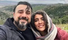 عکس بارداری مونا کرمی در کنار سپند امیرسلیمانی!