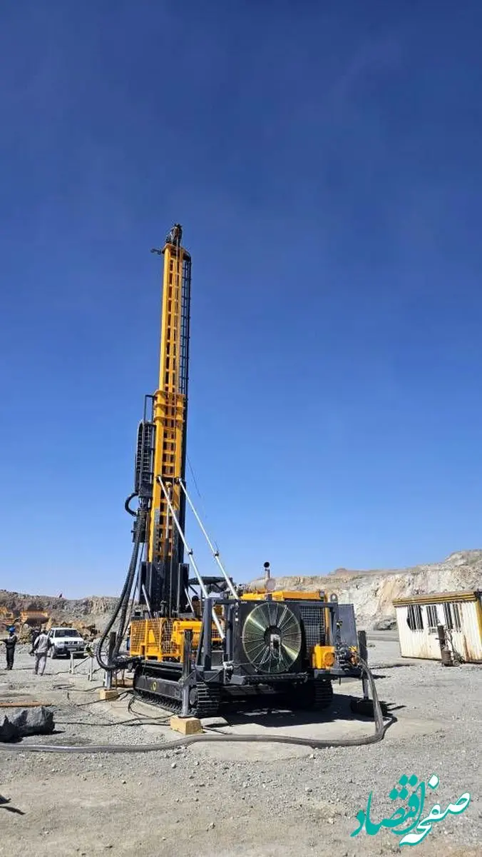 ورود دستگاه نسل جدید حفاری به مجتمع سنگ آهن سنگان